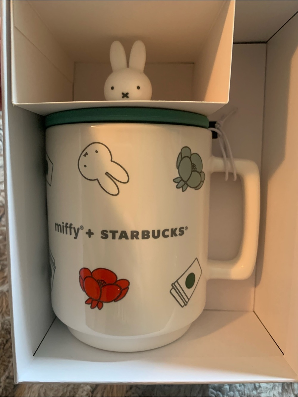 Starbucks x Miffy Figurine Mug  limited-edition 2026 collaboration, New In Box